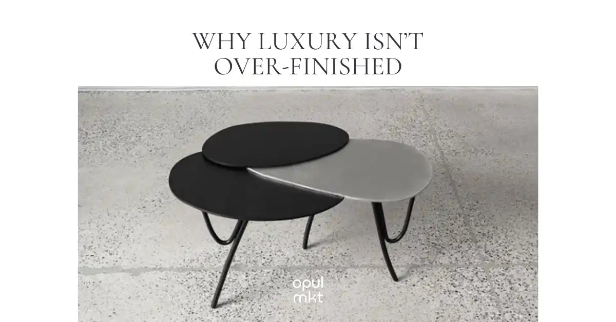 Why Designers Avoid Over finished Surfaces in Luxury Interior Design
