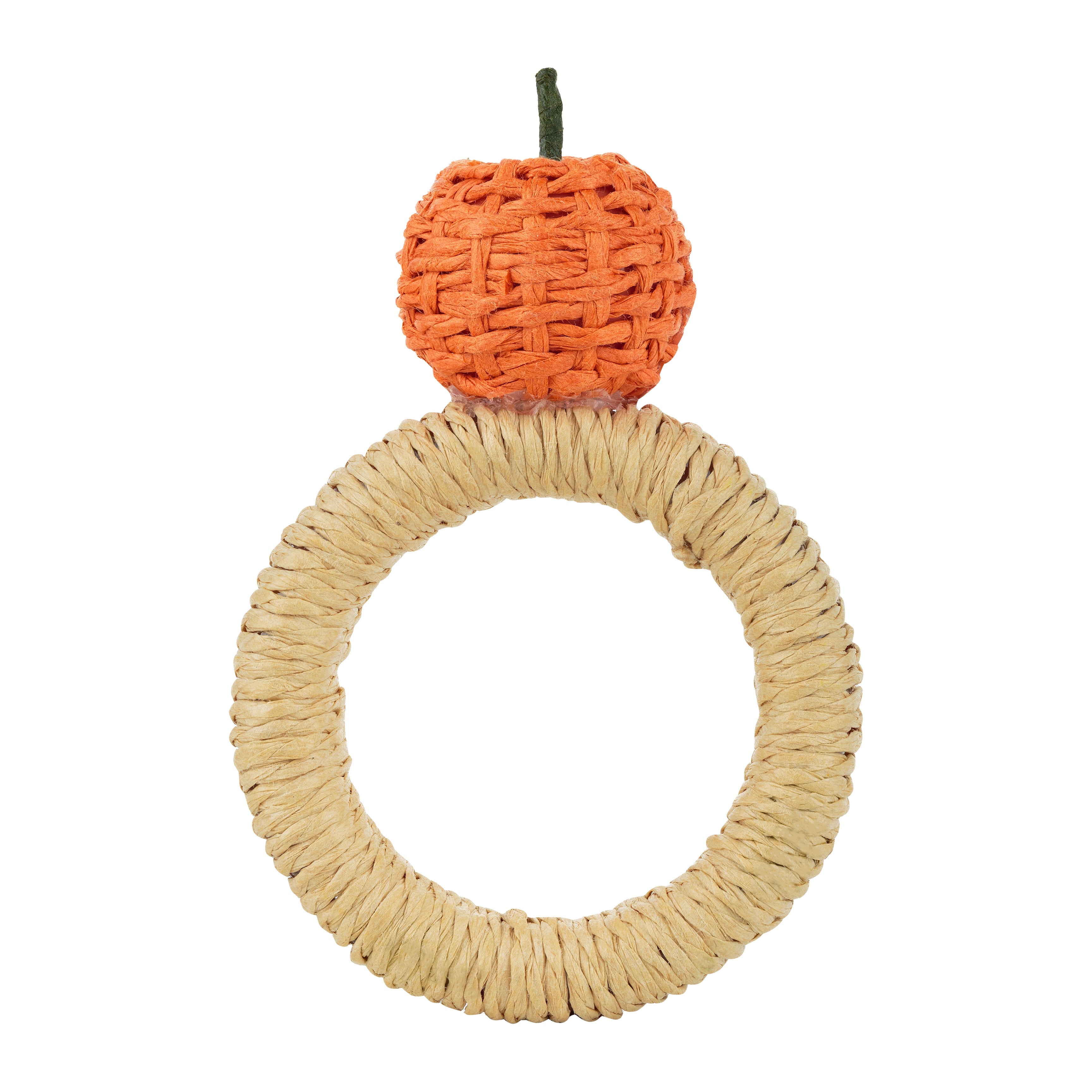 Handwoven Orange Napkin Ring (Set of 4)