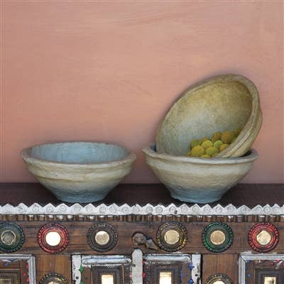 Paper Mache Bowl - Source by Studio Skara, view 2
