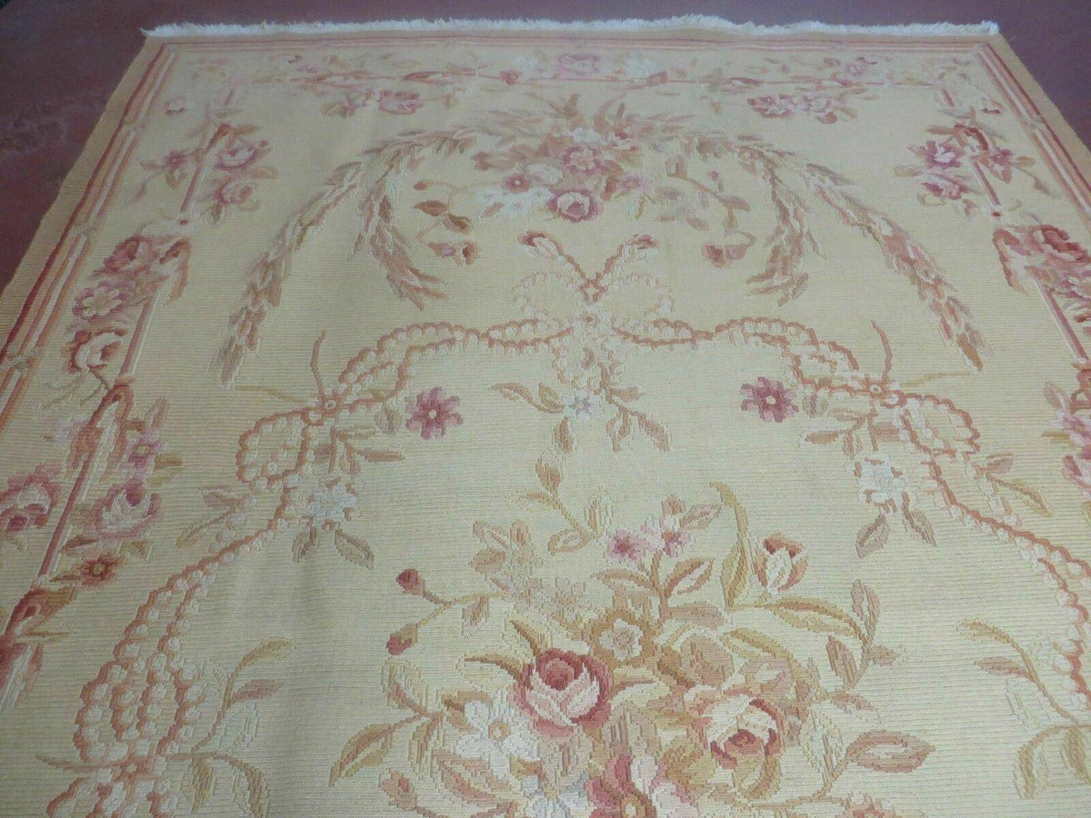 5' X 8' Vintage Turkish Kilim Handmade Flat Soumak Weave Wool Rug Veg Dye Nice - Jewel Rugs, view 11
