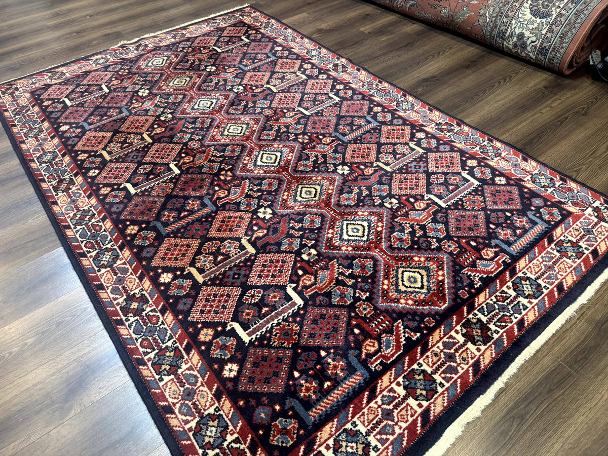 Karastan Rug 5x8, Yuruk Collection #530, Geometric Tribal Wool Pile Vintage Carpet - Jewel Rugs, view 13
