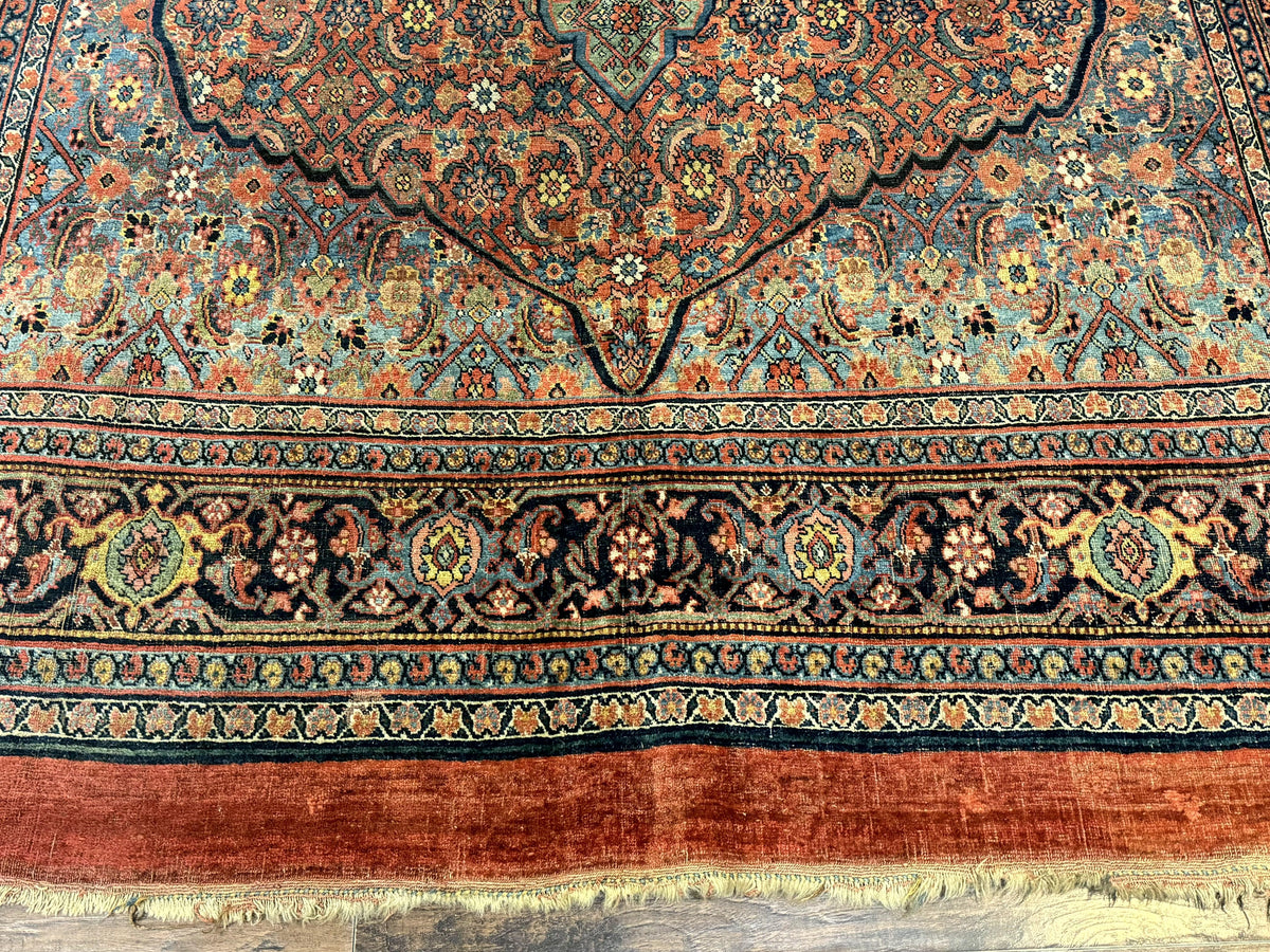 Antique Persian Bijar Rug 7x15 - Jewel Rugs, view 5