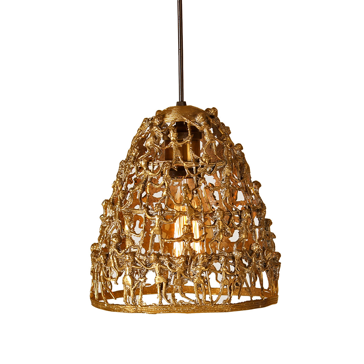 Tribal Brass Lamp image 0