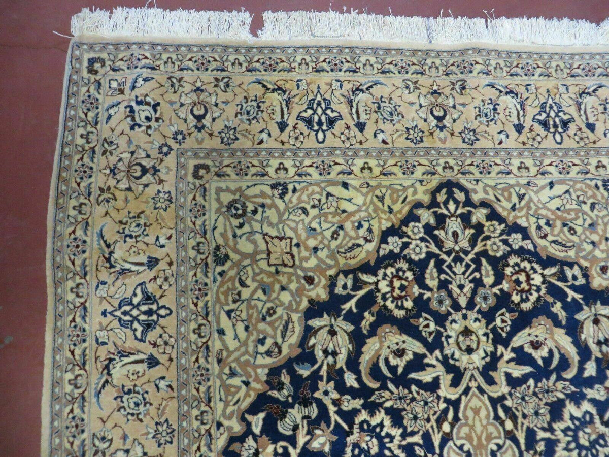 4' X 6' Handmade Ultra Fine India Floral Oriental Wool Silk Rug Hand Knotted - Jewel Rugs, view 6