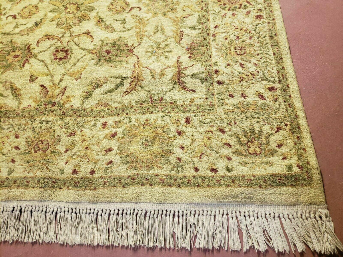 Belgium Power Loomed Rug 5x7, Vintage Oriental Wool Carpet, Beige - Jewel Rugs, view 9