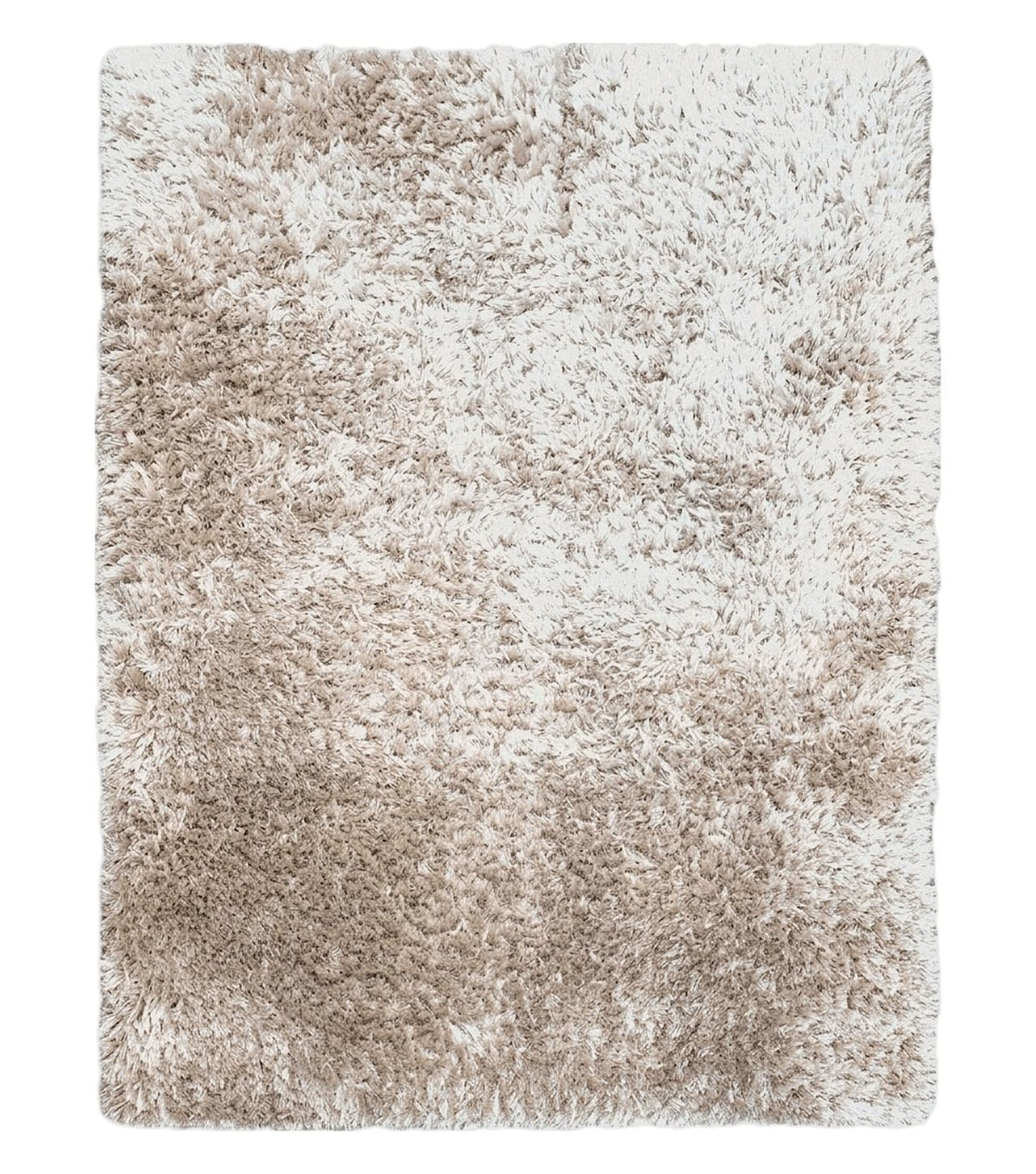 Ivory Shag Rug 6x7, Flokati Carpet, Shaggy Soft Plush Pile Area Rug, Modern Contemporary - Jewel Rugs