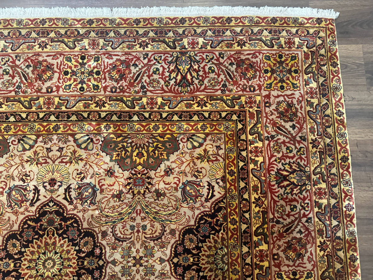 Indian Agra Rug 9x12, Fine Oriental Carpet - Jewel Rugs, view 7