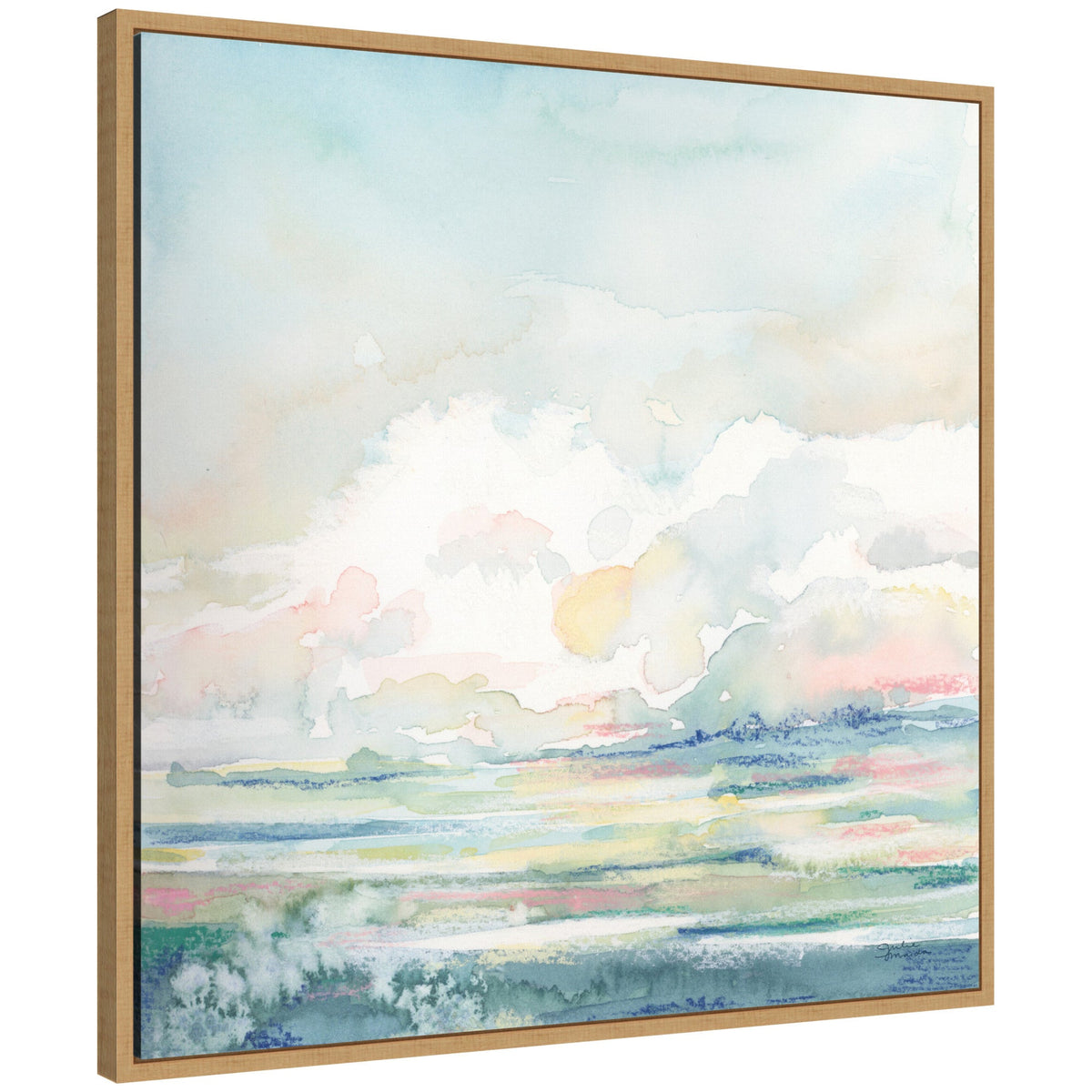 Sylvie Stillness Framed Canvas by Julie Maida