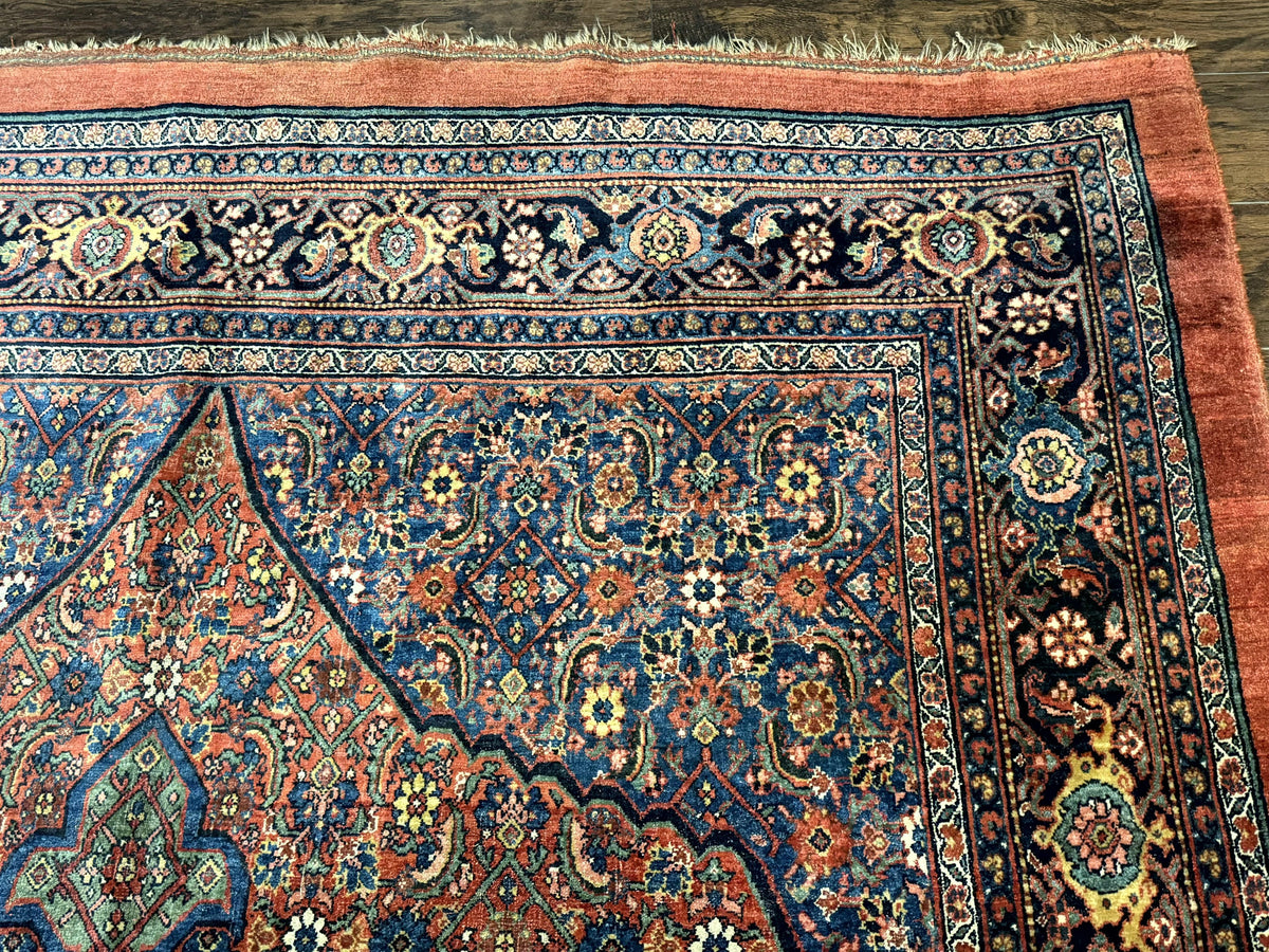 Antique Persian Bijar Rug 7x15 - Jewel Rugs, view 7