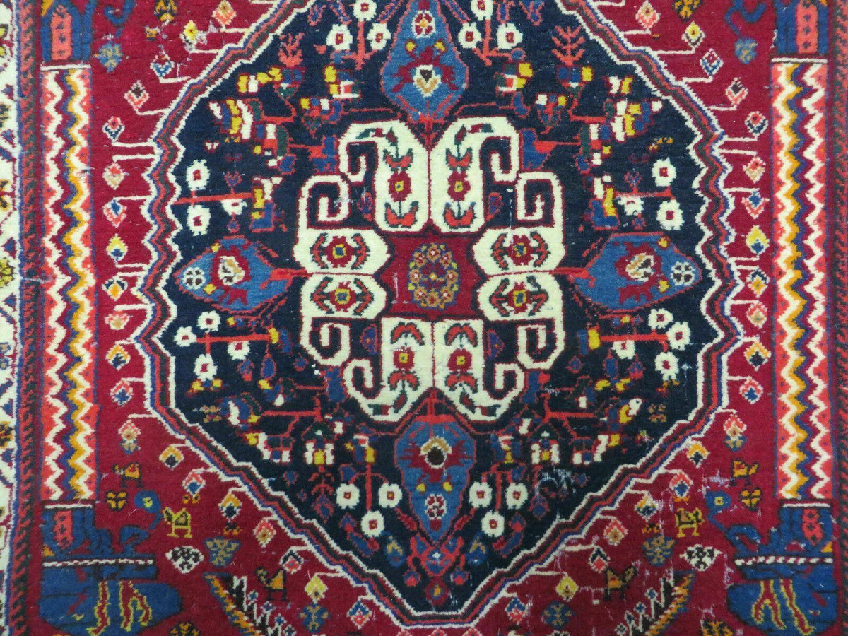 2'X 4' Antique Handmade Turkish Floral Oriental Wool Rug Pillow Case Cushion - Jewel Rugs, view 4