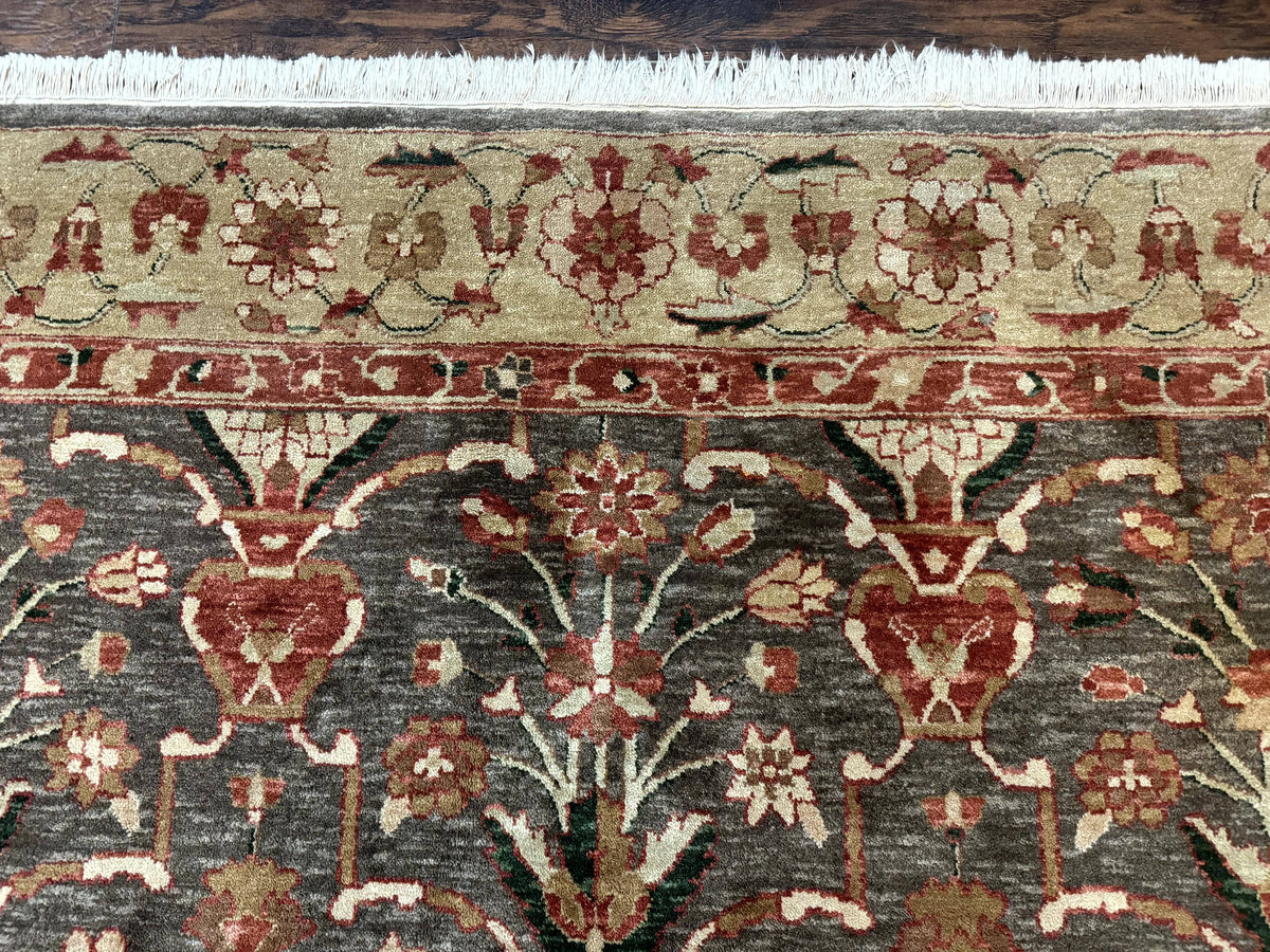 Pak Persian Mahal Rug 6x9, Floral Handmade Wool Traditional Oriental Carpet - Jewel Rugs, view 4