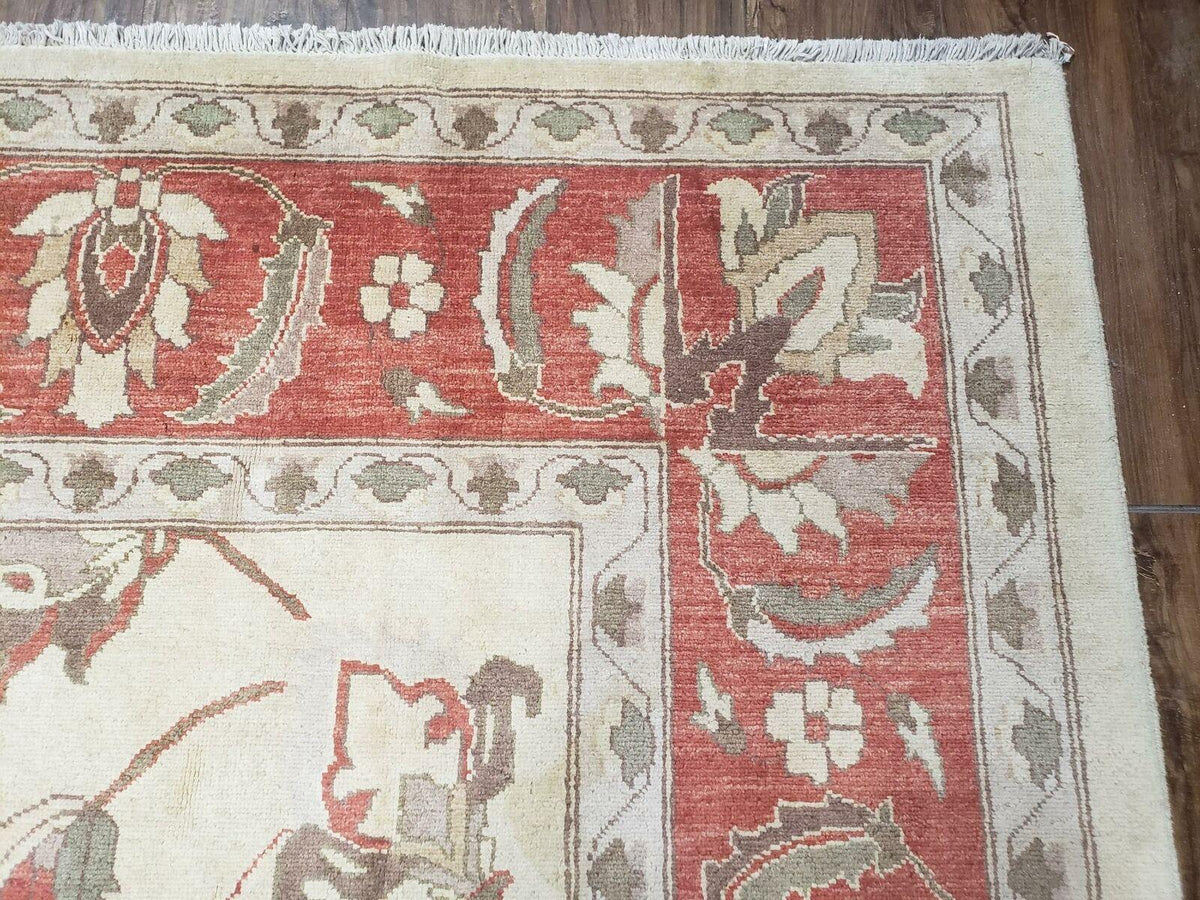 9' X 12' One-Of-A-Kind William Pak Peshawar Hand-knotted Wool Rug Nice - Jewel Rugs, view 8