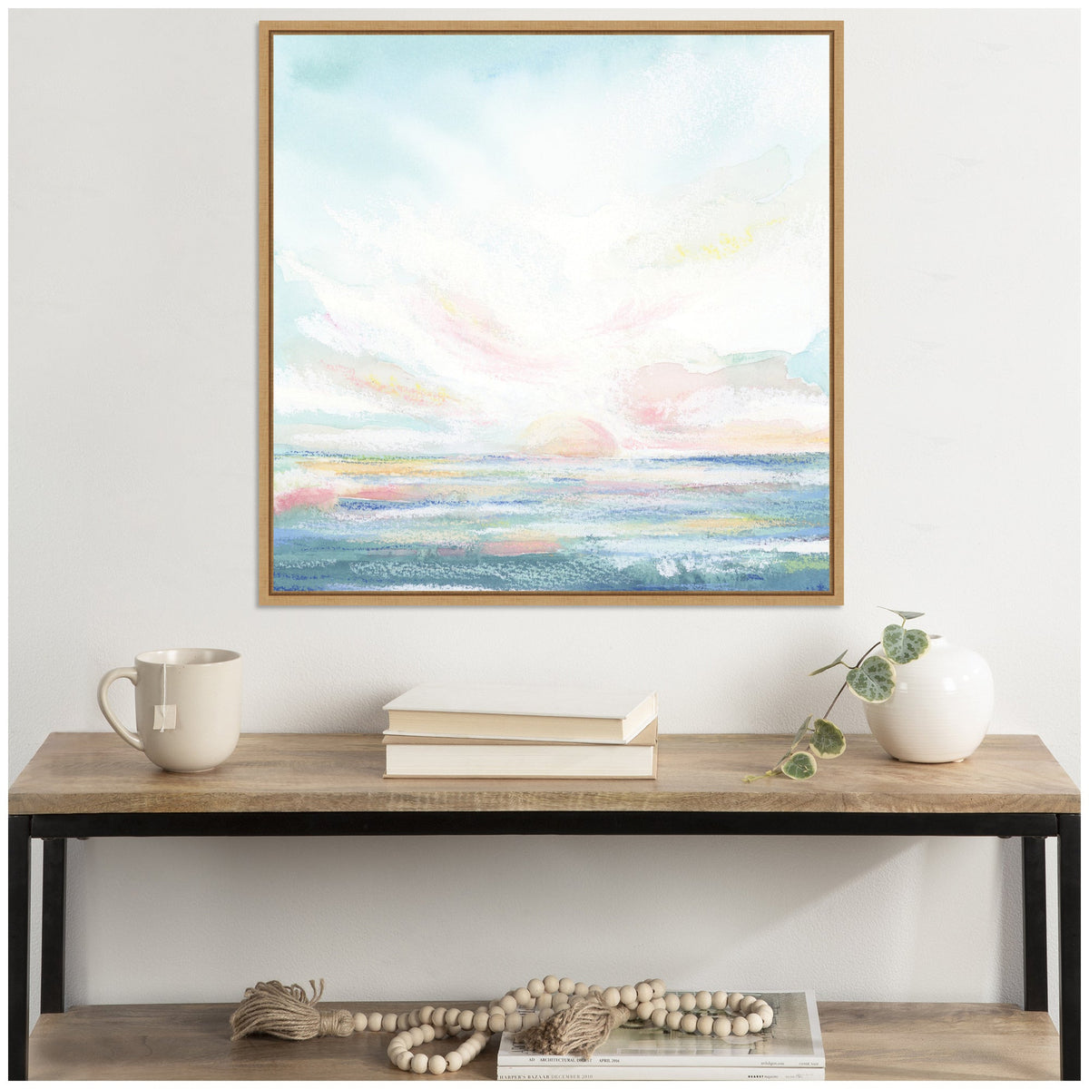 Sylvie Heavenly Framed Canvas by Julie Maida