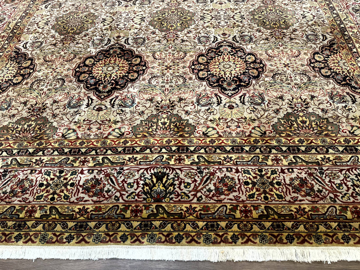 Indian Agra Rug 9x12, Fine Oriental Carpet - Jewel Rugs, view 5