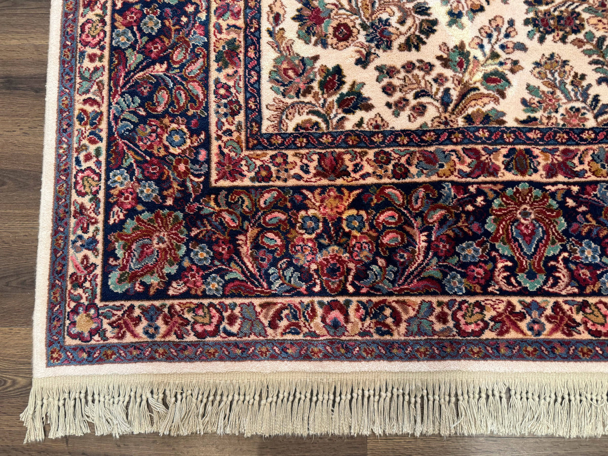 Karastan Rug 8.8 x 10.6 Ivory Sarouk #700/760, Wool Discontinued Original 700 Series - Jewel Rugs, view 8