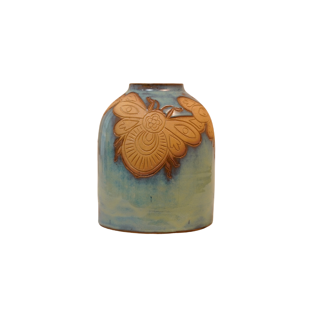 Beetle Blue - Vase image 0