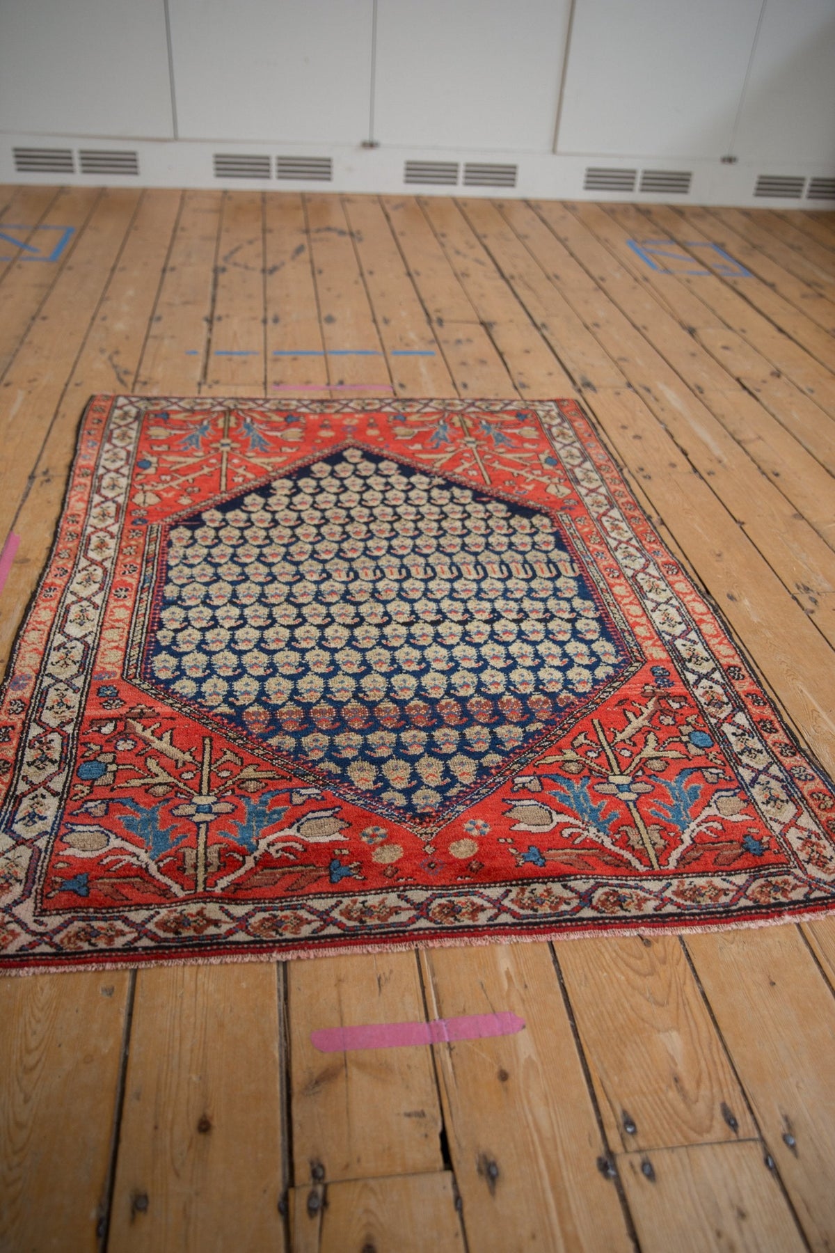 3.5x4.5 Vintage Malayer Square Rug