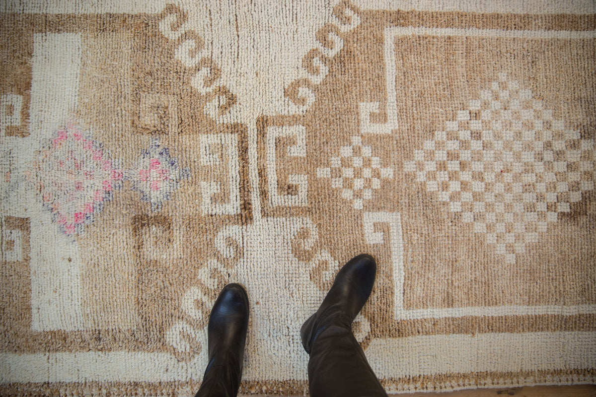 3.5x11 Vintage Distressed Kurd Rug Runner