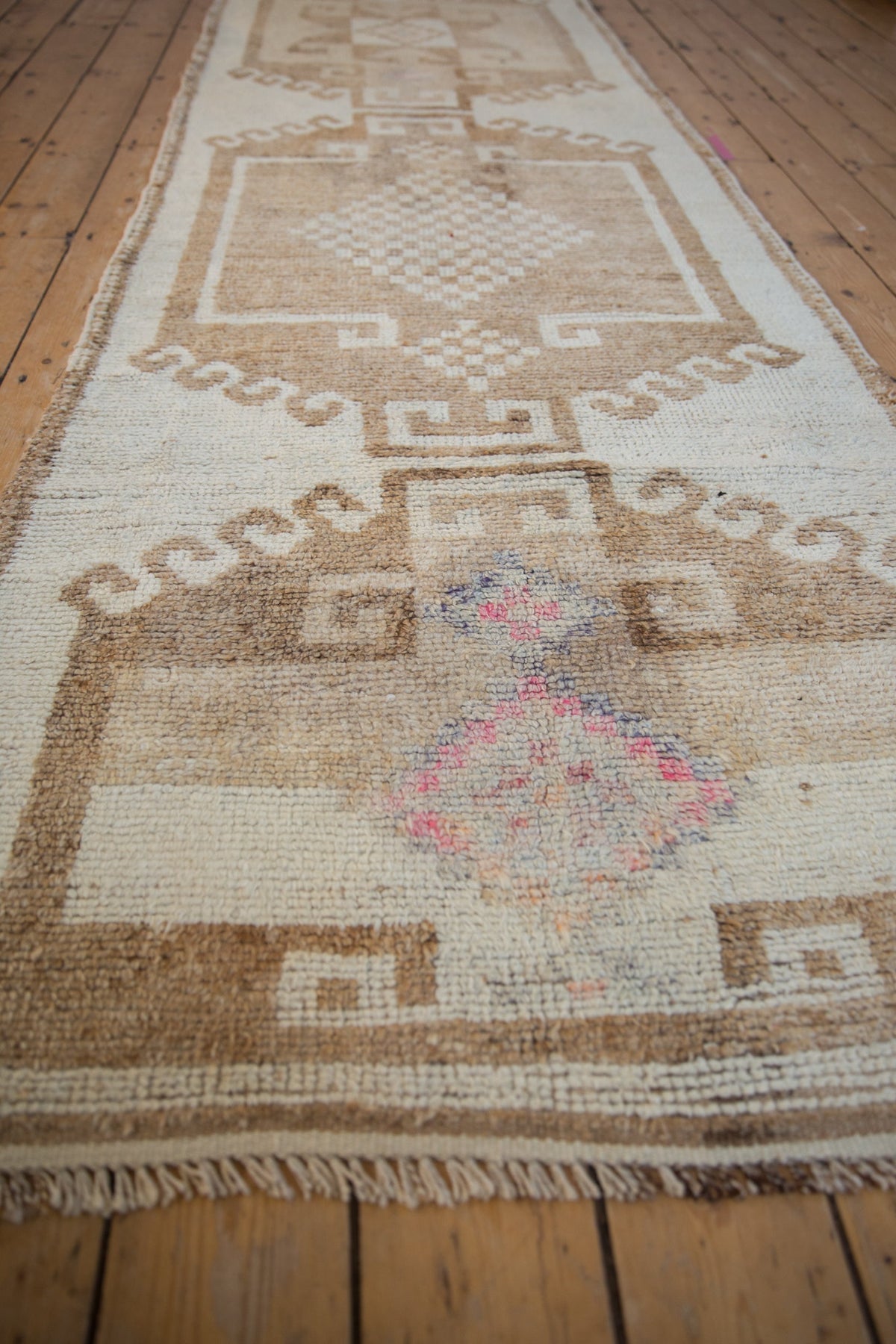 3.5x11 Vintage Distressed Kurd Rug Runner