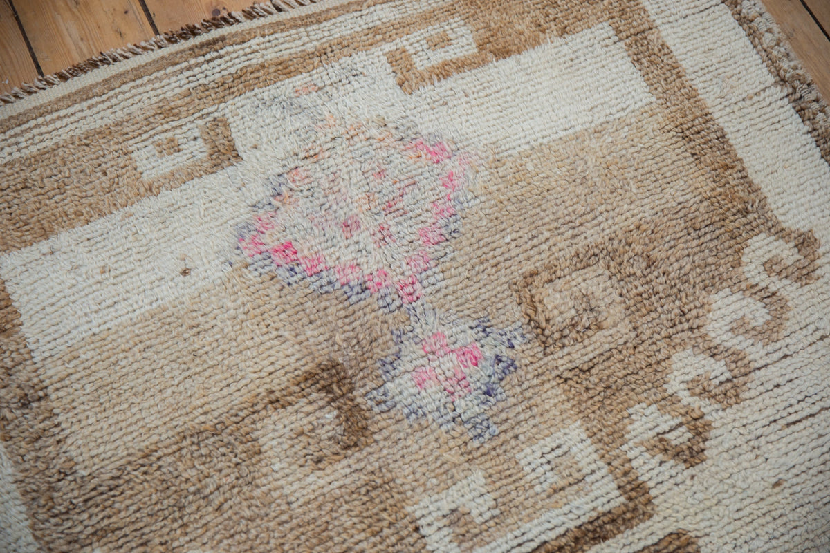 3.5x11 Vintage Distressed Kurd Rug Runner