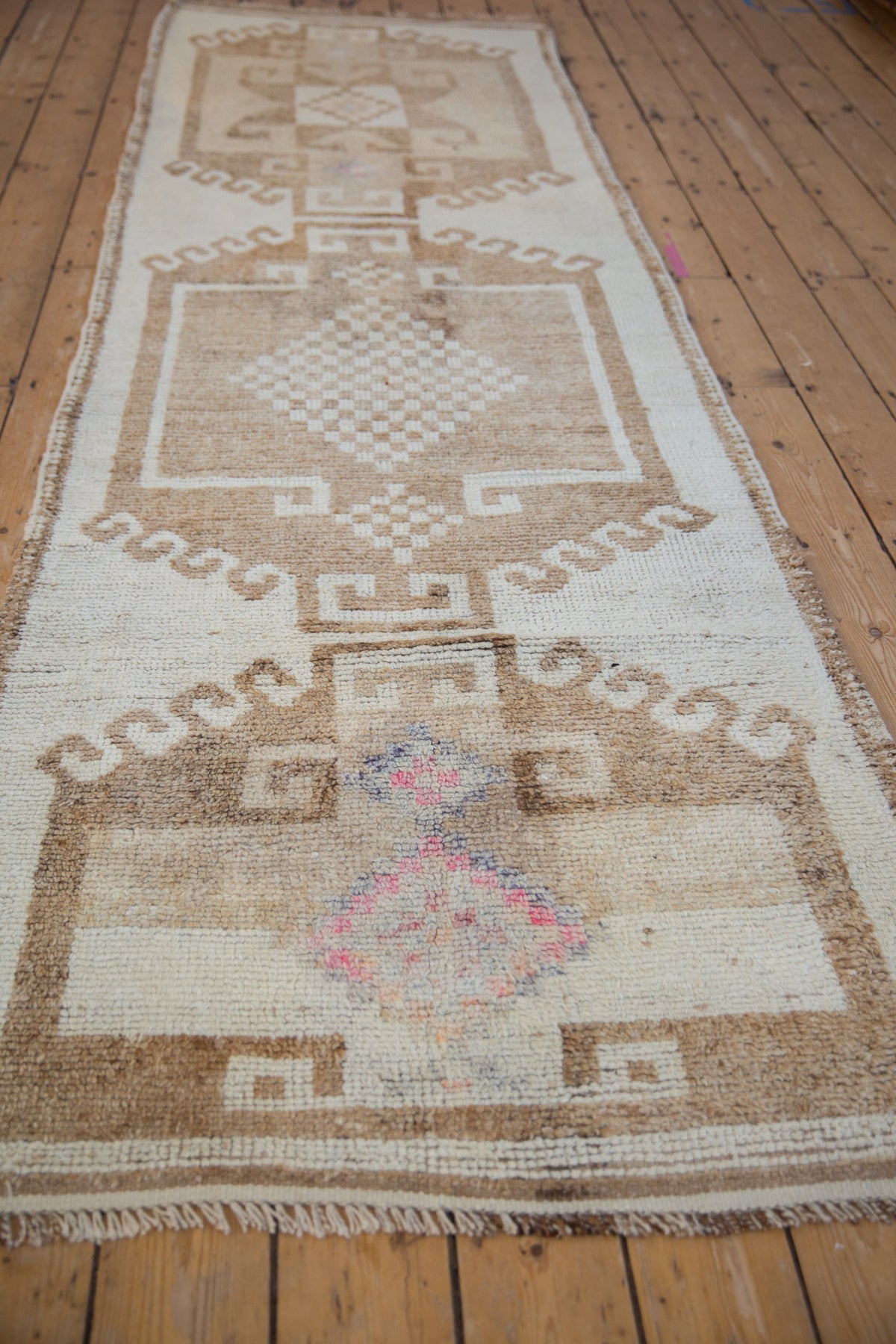 3.5x11 Vintage Distressed Kurd Rug Runner