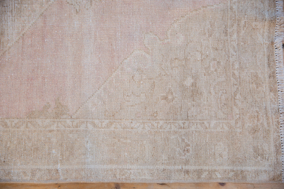 3x6 Vintage Distressed Oushak Rug Runner