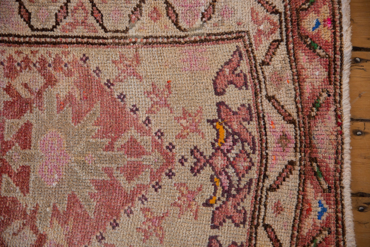 3x13.5 Vintage Distressed Kurd Rug Runner