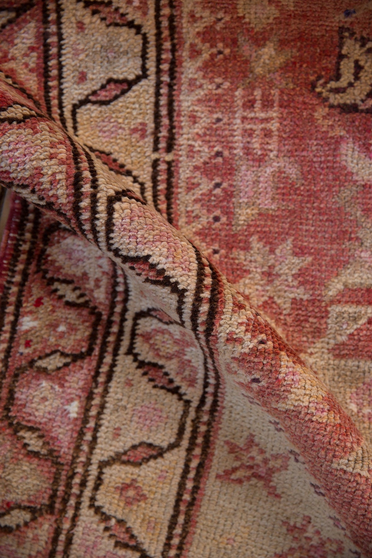 3x13.5 Vintage Distressed Kurd Rug Runner