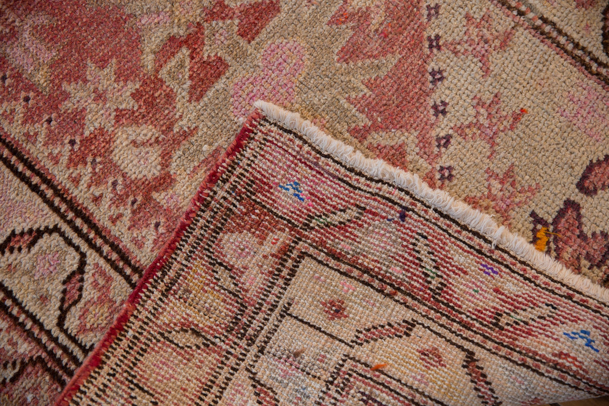 3x13.5 Vintage Distressed Kurd Rug Runner