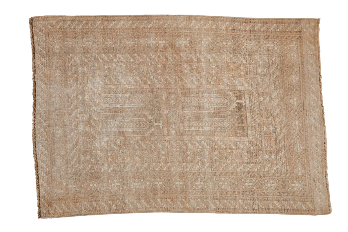 3x4.5 Vintage Distressed Turkmen Rug