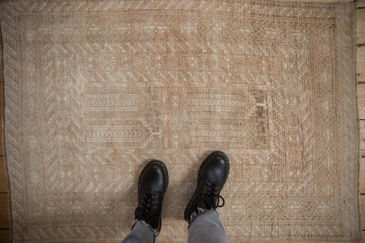 3x4.5 Vintage Distressed Turkmen Rug