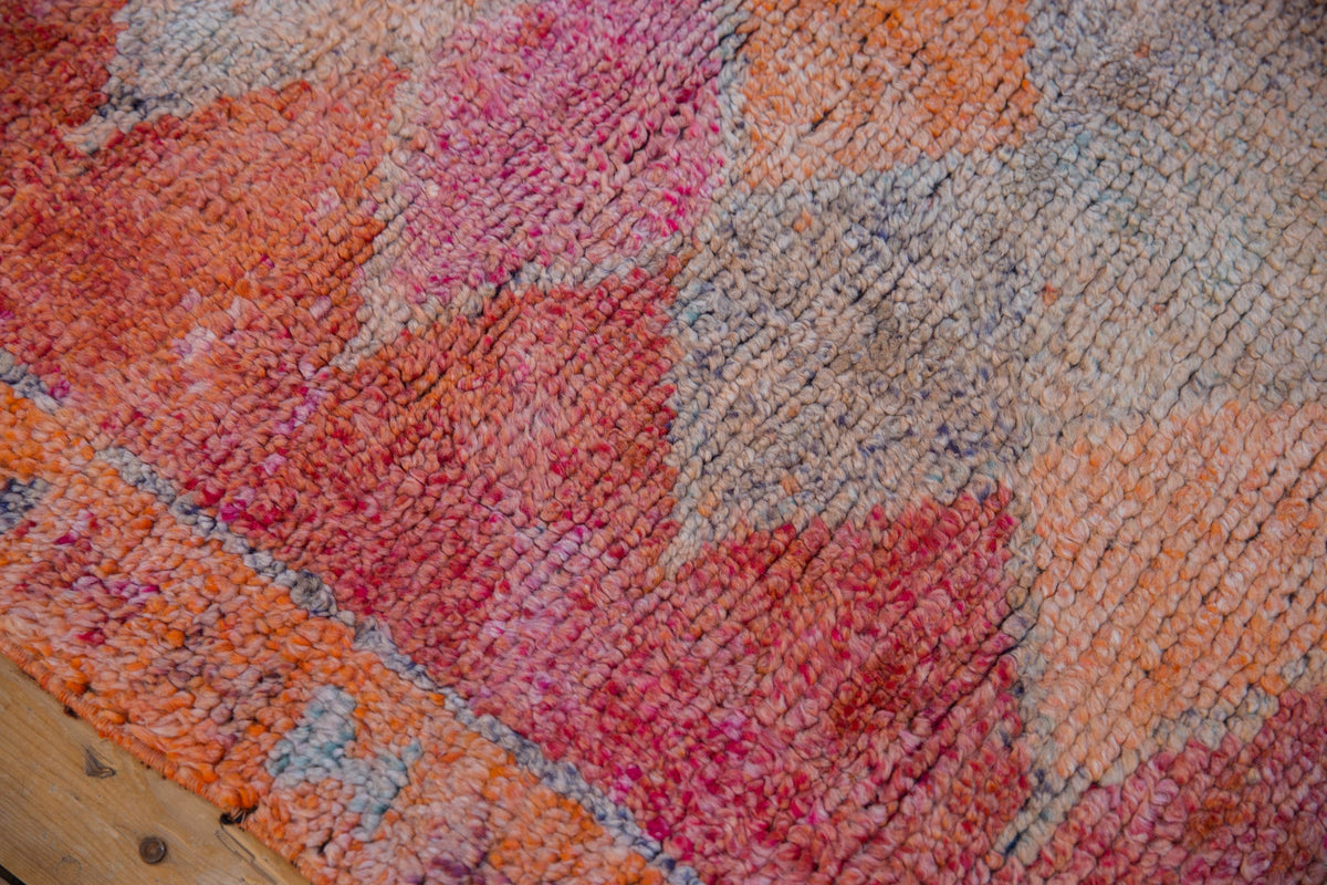 3.5x10 Vintage Distressed Kurd Rug Runner