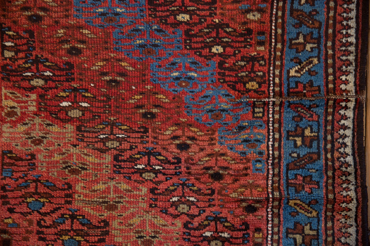 3x4.5 Vintage Kurd Rug