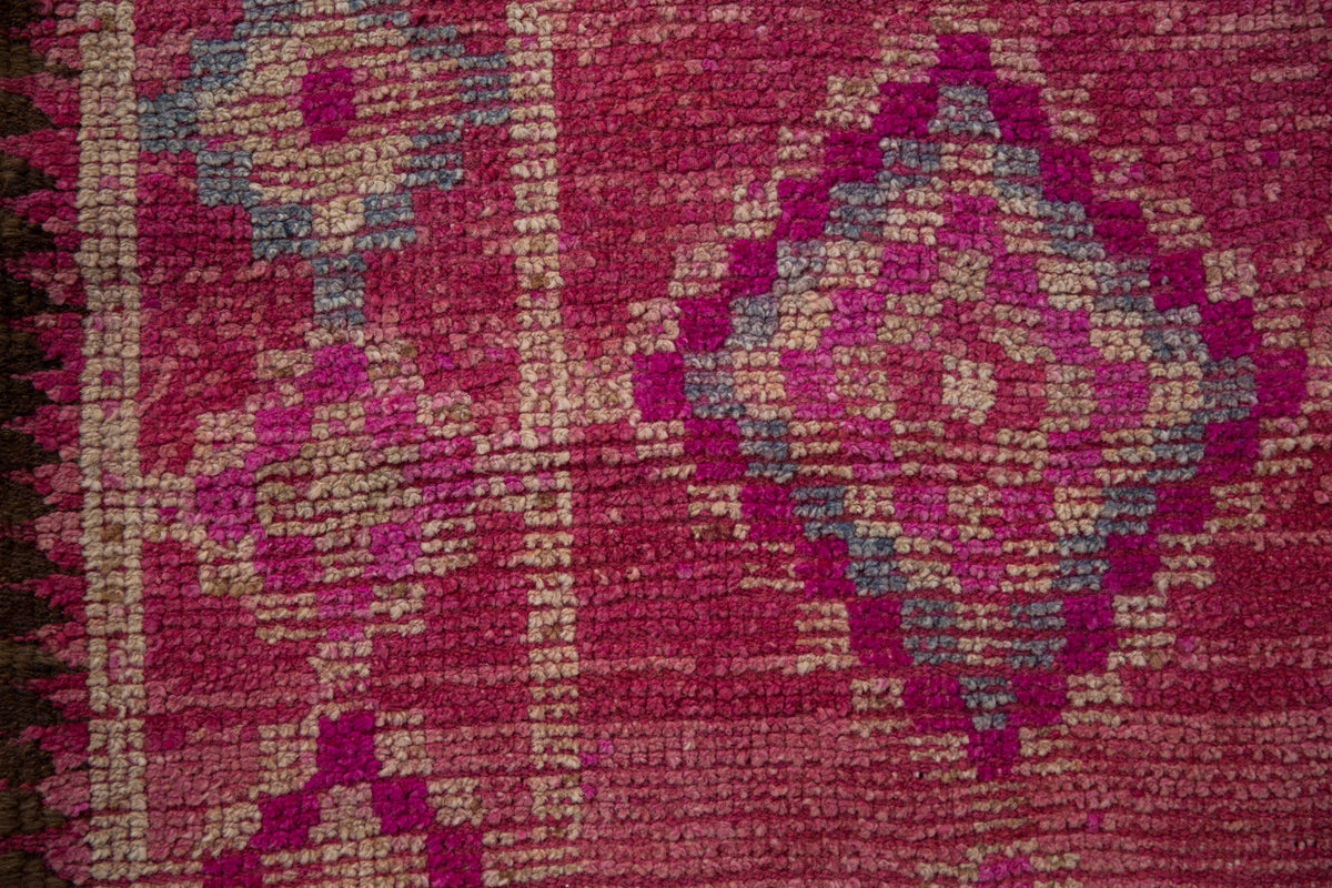 3x10.5 Vintage Distressed Kurd Rug Runner