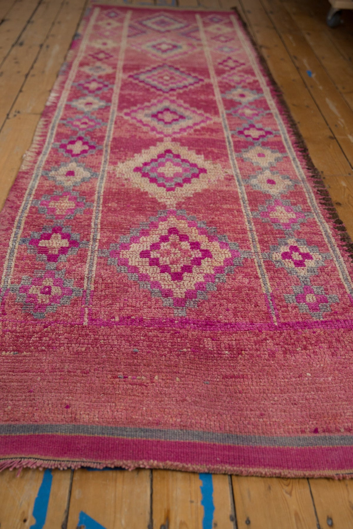 3x10.5 Vintage Distressed Kurd Rug Runner