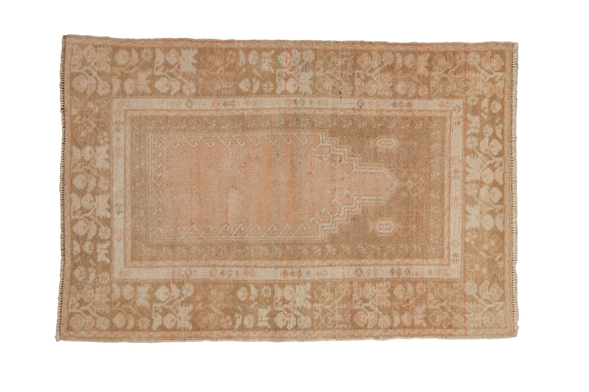 3x4.5 Vintage Distressed Oushak Rug
