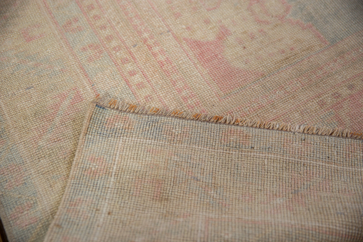 5x8.5 Vintage Distressed Oushak Carpet