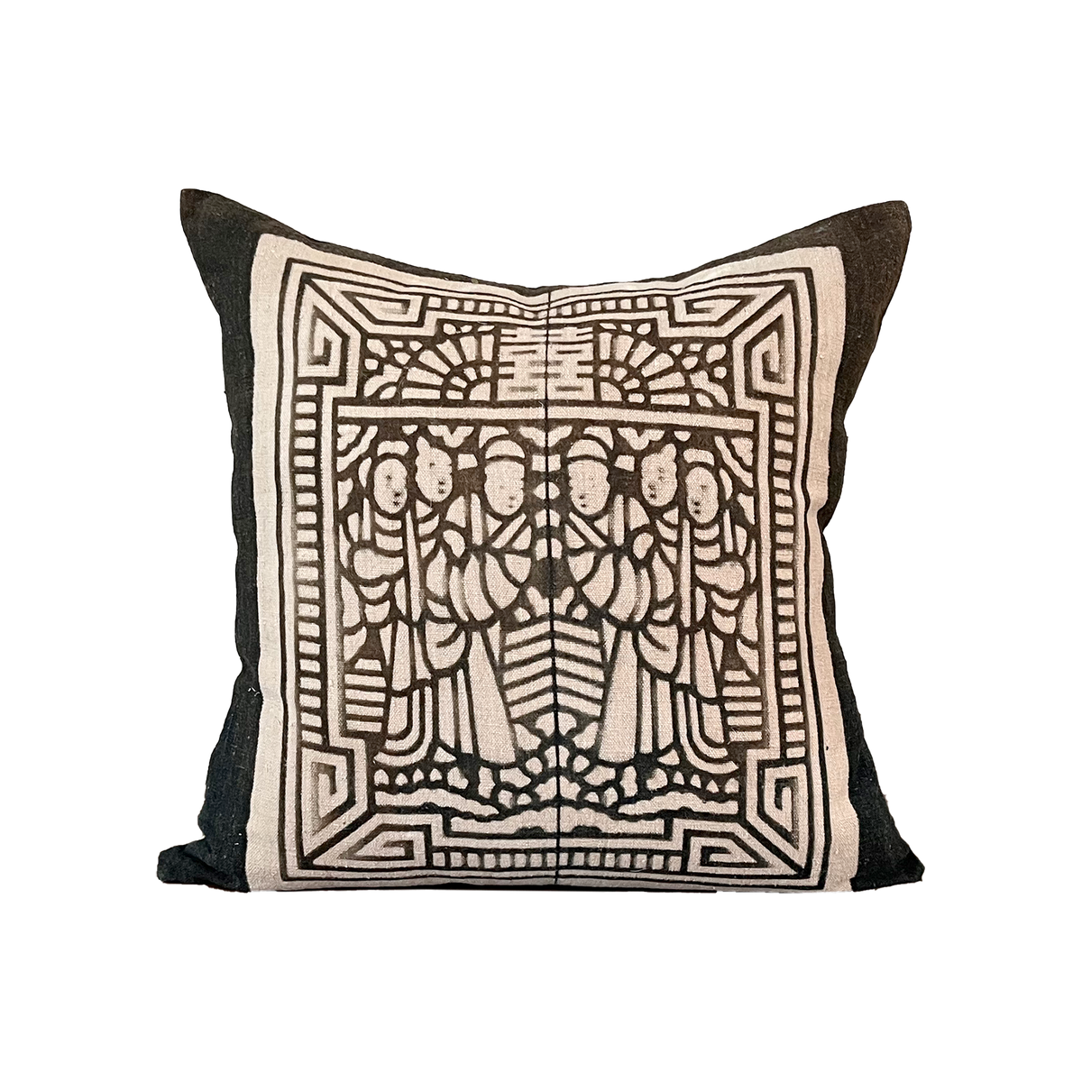 Vintage Fabric Pillow #T.1043 - Source by Studio Skara