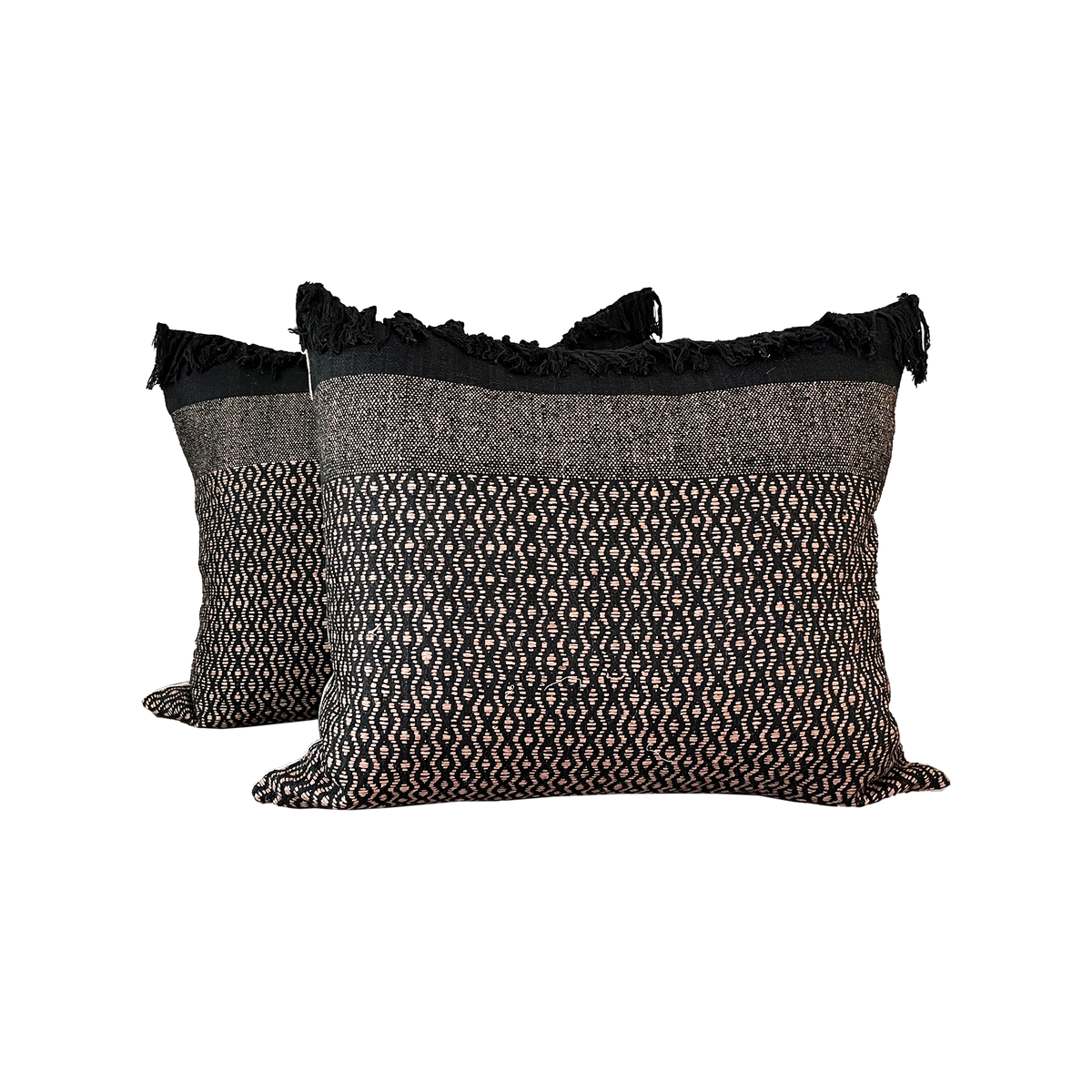 Vintage Fabric Pillow #T.1046 Set of Two - Source by Studio Skara