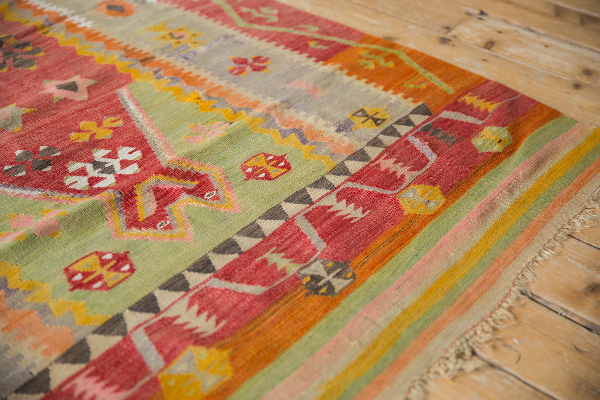 4x7 Vintage Turkish Kilim Rug