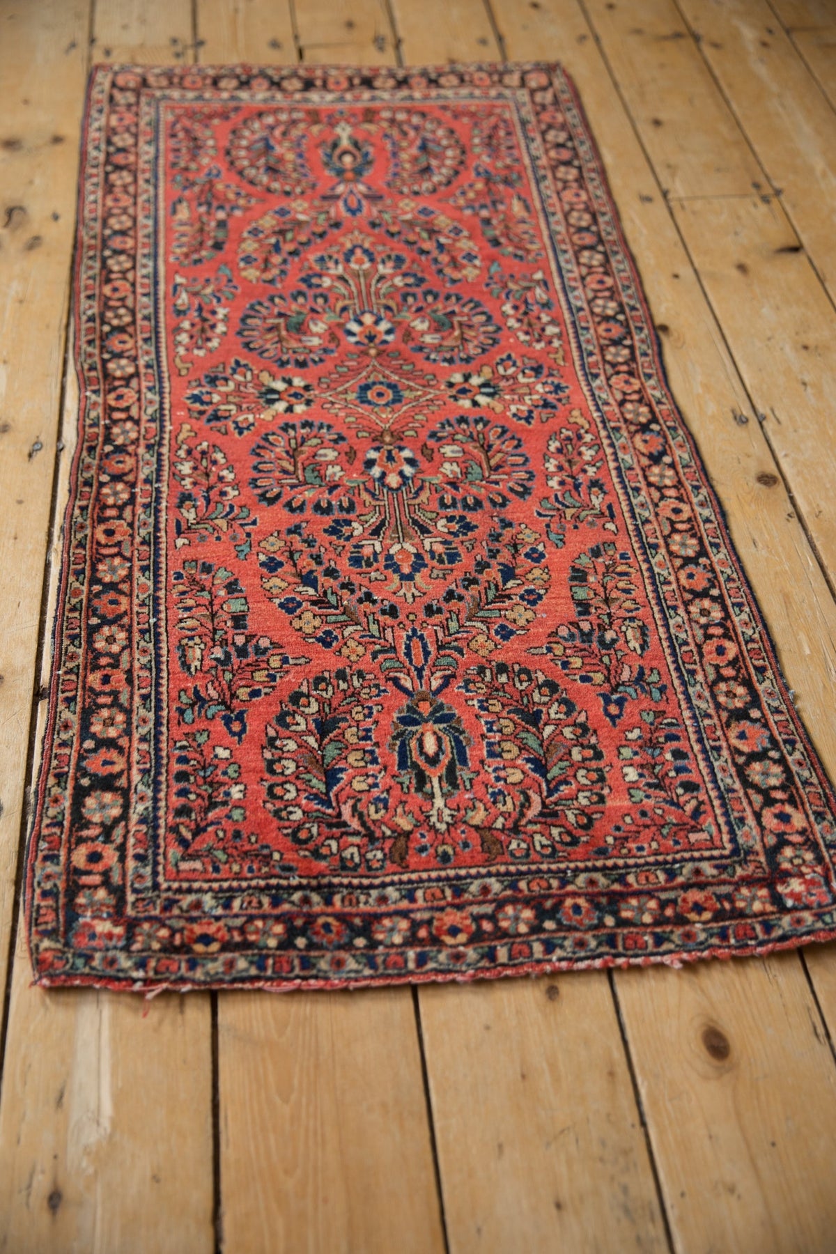 2x4.5 Vintage German Sarouk Rug Runner