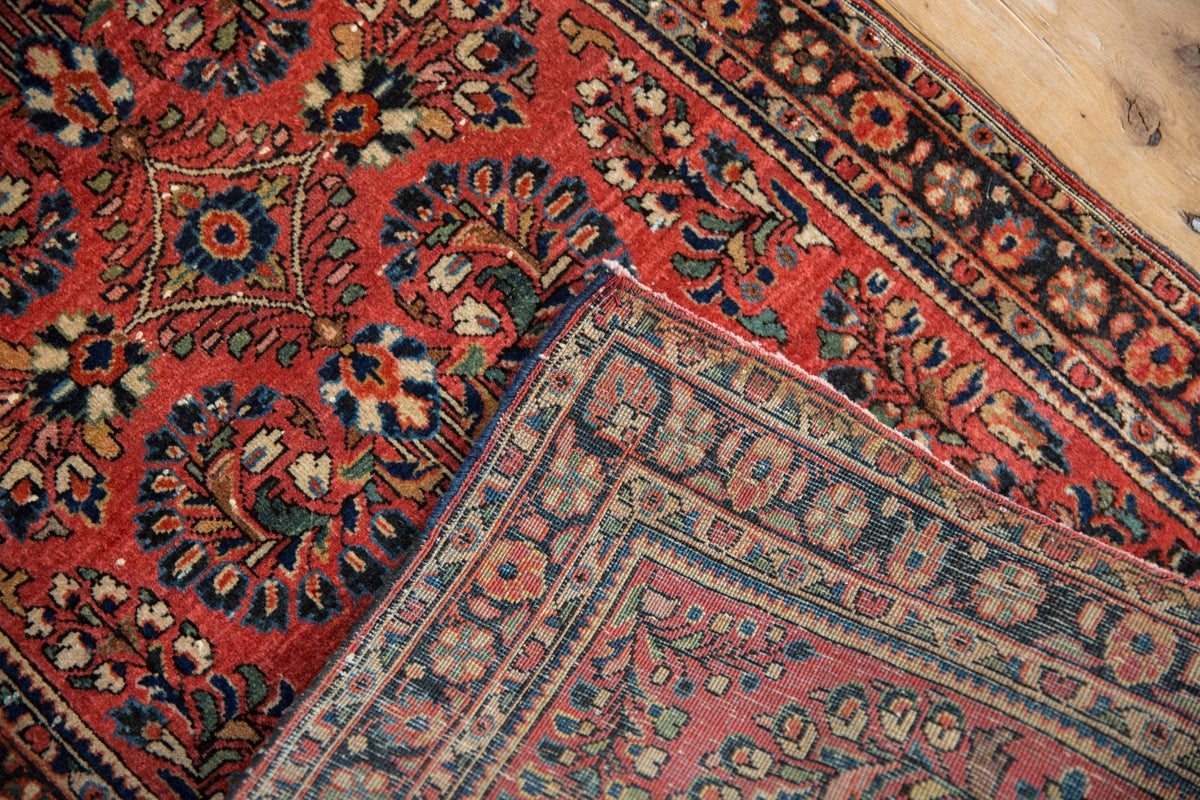 2x4.5 Vintage German Sarouk Rug Runner