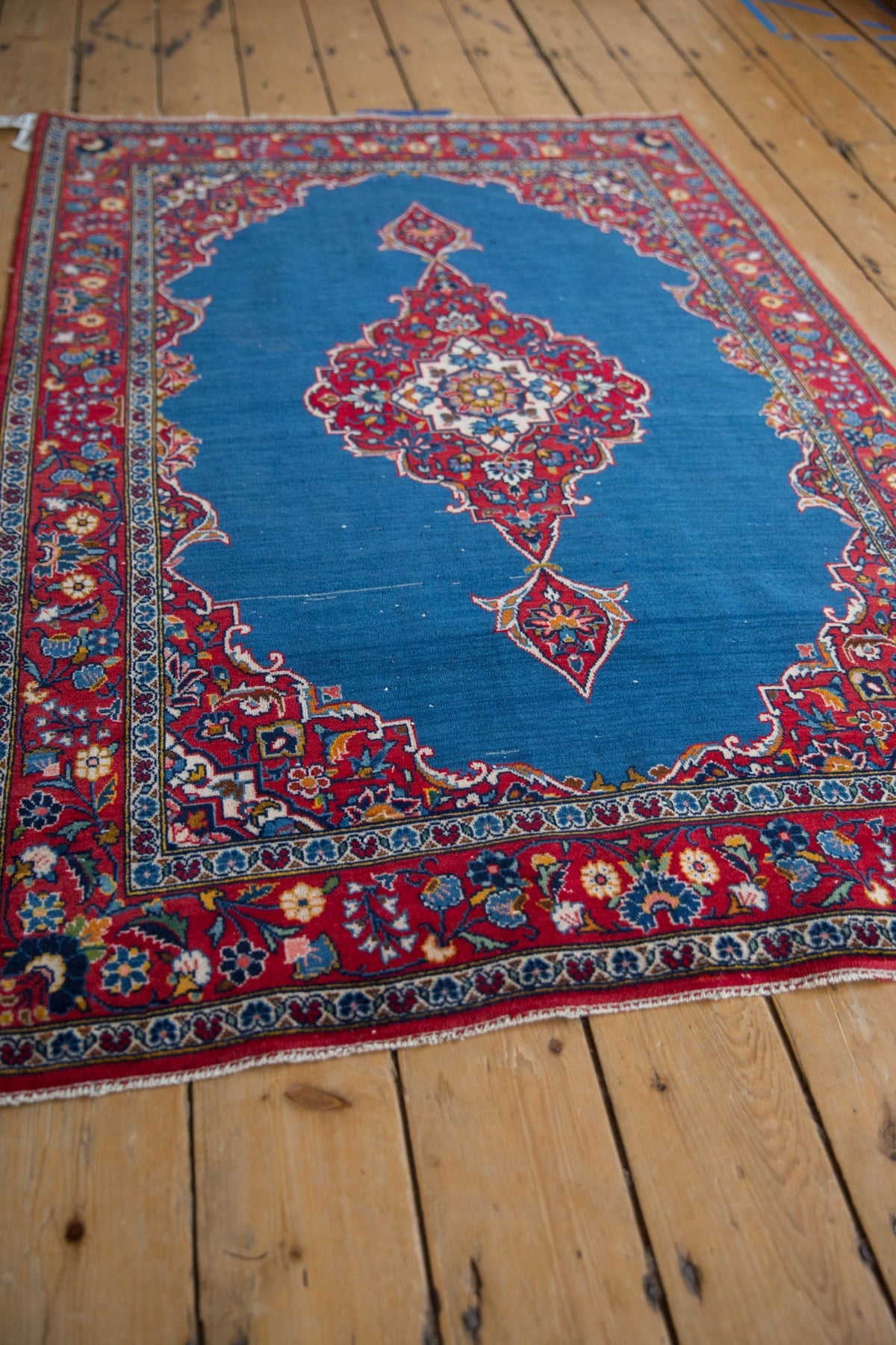 3.5x5.5 Vintage Fine Kashan Rug