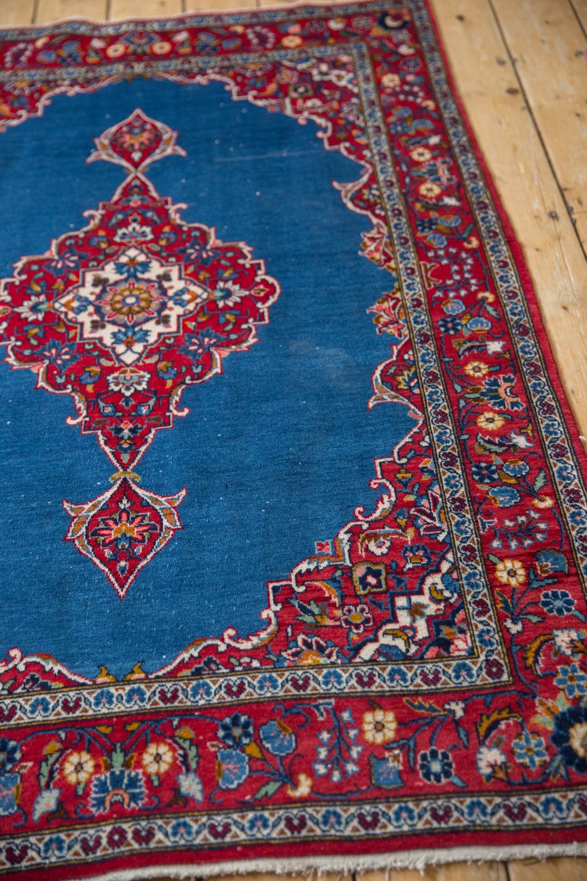 3.5x5.5 Vintage Fine Kashan Rug