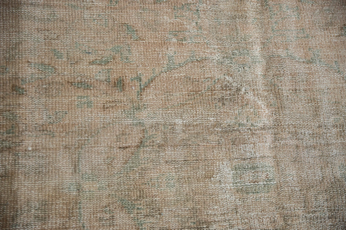 7x9.5 Vintage Distressed Oushak Carpet