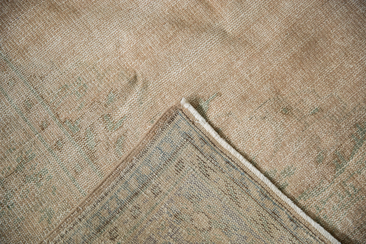 7x9.5 Vintage Distressed Oushak Carpet