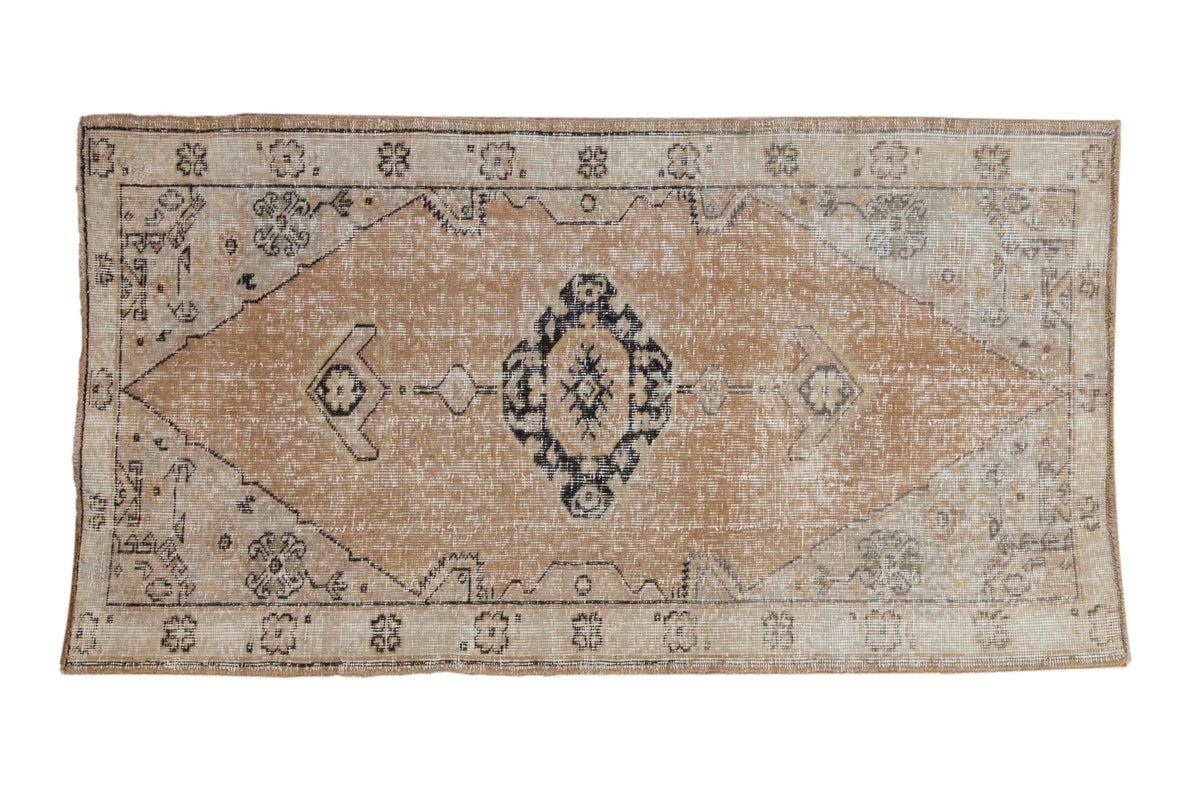 2.5x5 Vintage Distressed Oushak Rug Runner