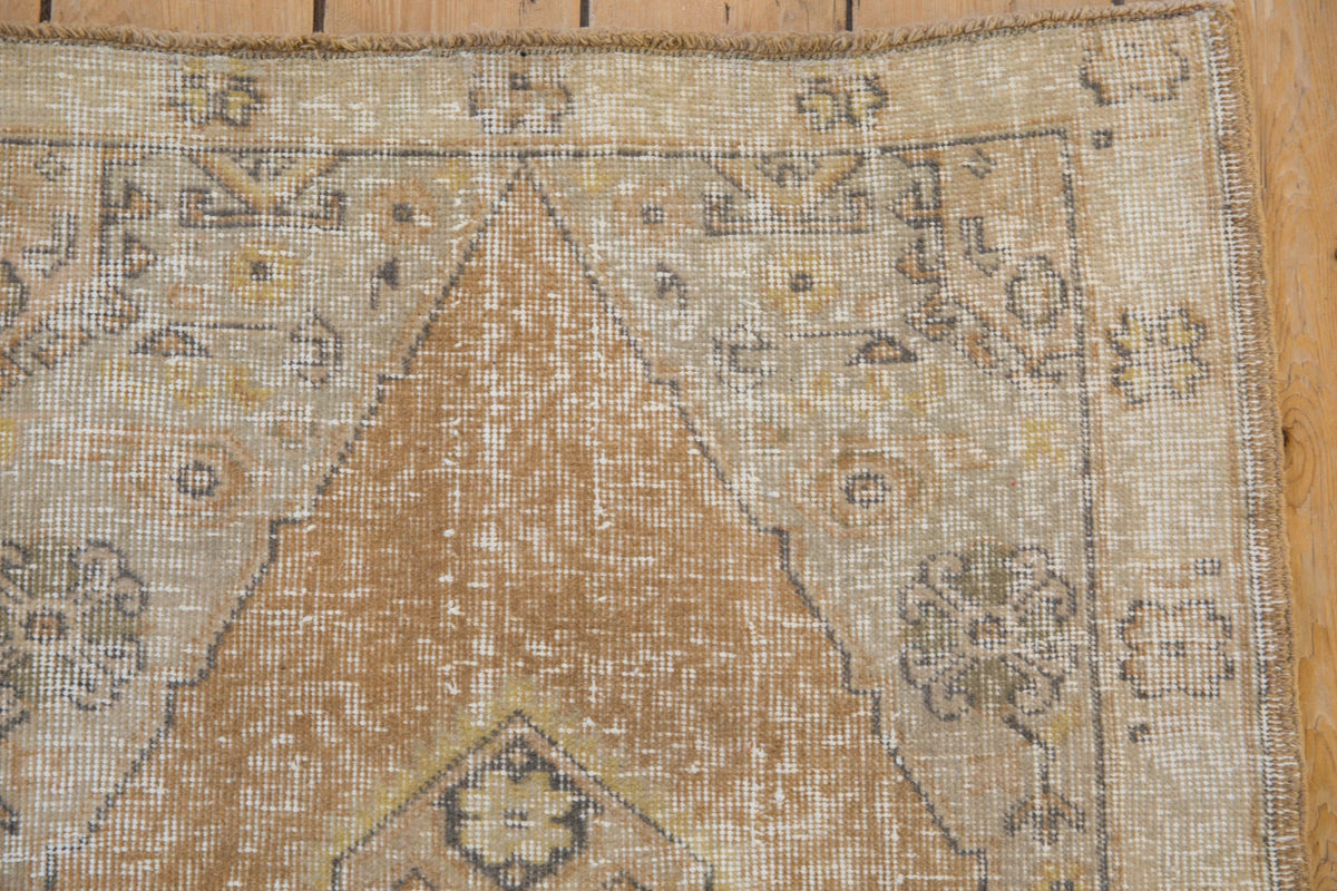 2.5x5 Vintage Distressed Oushak Rug Runner