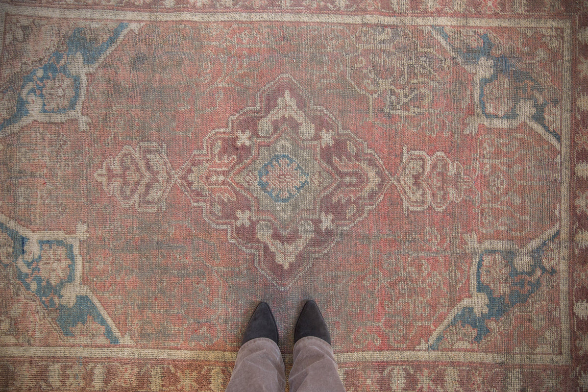 4x6 Vintage Distressed Anatolian Rug