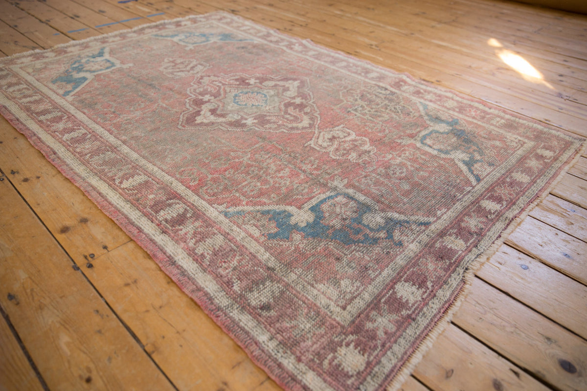 4x6 Vintage Distressed Anatolian Rug